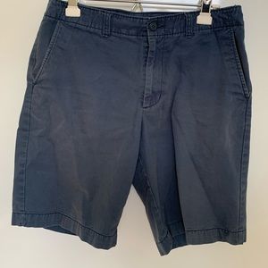 Men's Classic Dark Blue Khaki Shorts